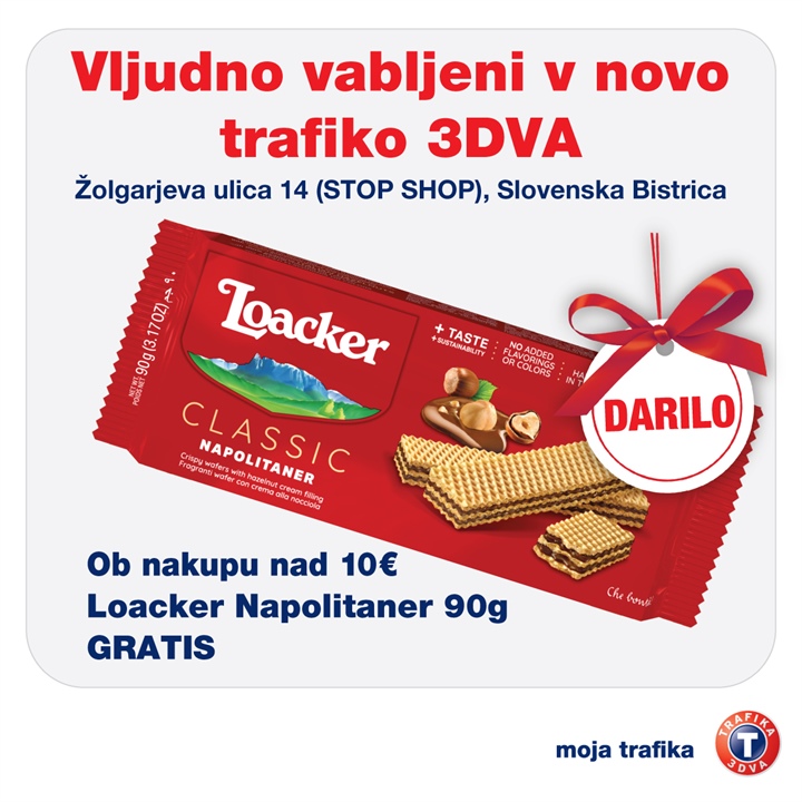 Nova trafika tudi v Slovenski Bistrici