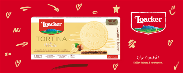 Loacker Tortina White – popolno razvajanje v vsakem grižljaju!